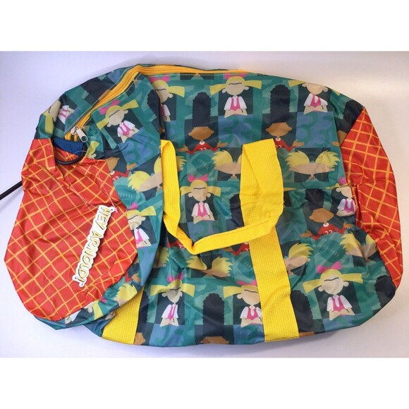 Nickelodeon Hey Arnold Helga Gerald Duffel Bag The Nick Box Exclusive Rugrats